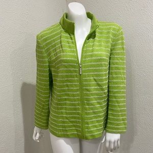 St. John Green Knit Jacket